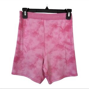 PINK Victoria's Secret Pink Tie-Dye Ribbed Shorts